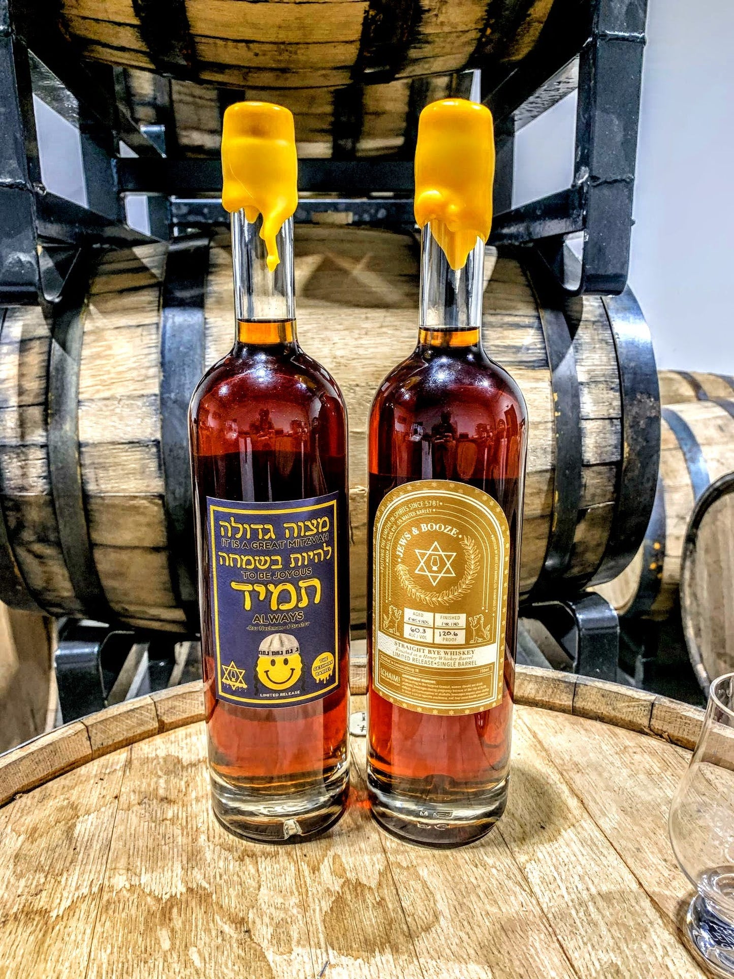 J&B - "The Geshmak Barrel" - Wildflower Honey Barrel Finished Straight Rye Whiskey