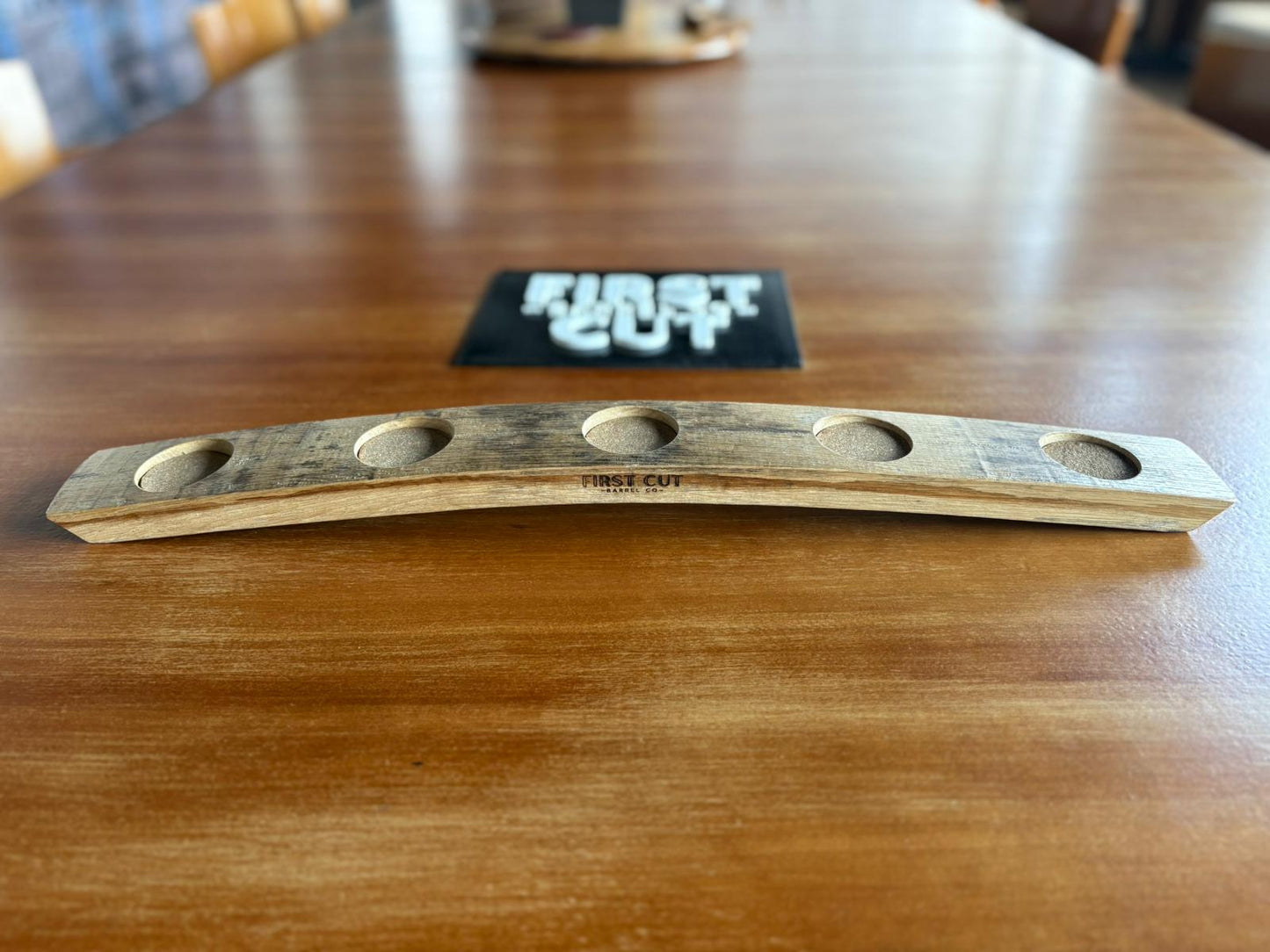 First Cut Whiskey Barrel Stave Glencairn Holder